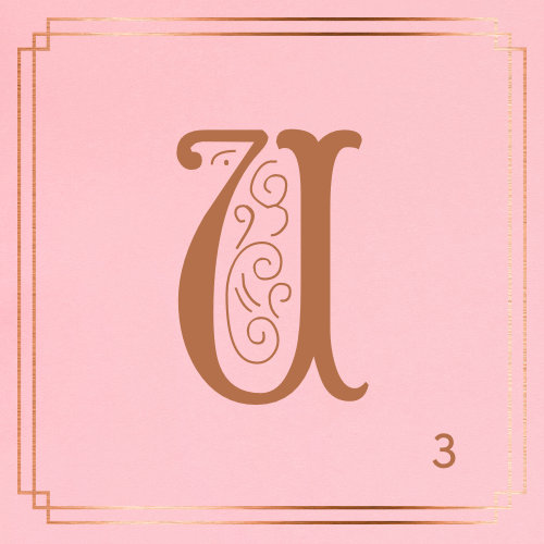letter U: 3
