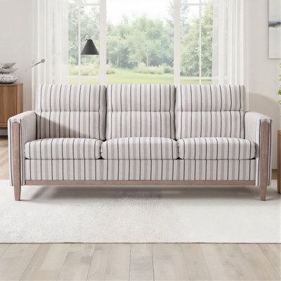Canapé confortable en bois massif - Coussins moelleux, durables et durables, canapé de salon