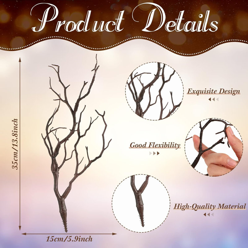 Artificial deer antler shaped tree branches