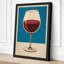 Wine Glass Study Mid-Century - Wrapped Canvas-1099425558-1099425559