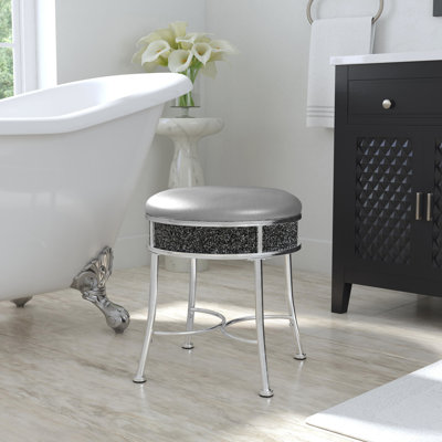 Damyiah Metal Accent Stool