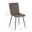 Candelaria 48cm H Metal Side Chair in Beige-34078031