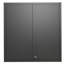 Armoire de rangement murale en métal avec 2 portes verrouillables et 1 tablette réglable-1699861488