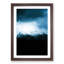 Snow Topped Mountain in Abstract - Picture Frame Graphic Art Print-55725680-55725681