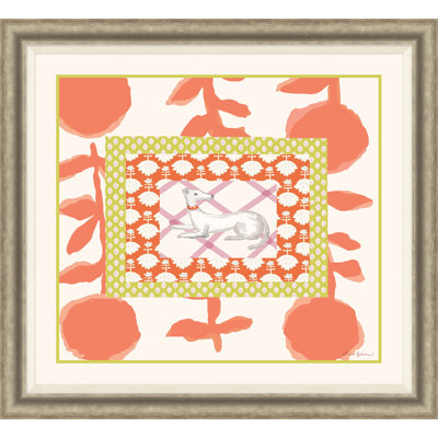 Whippet Print by Dana Gibson