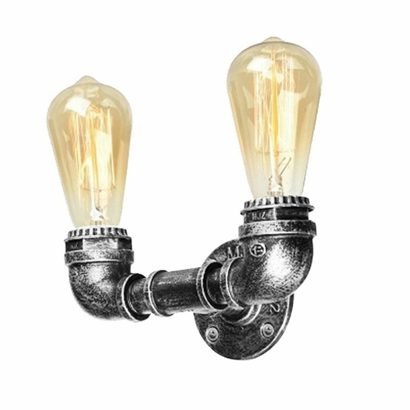 Calumet Armed Sconce, Brushed Silver