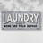 Laundry Sign Wash- Gallery Wrapped Canvas -Ready to Hang-107114560