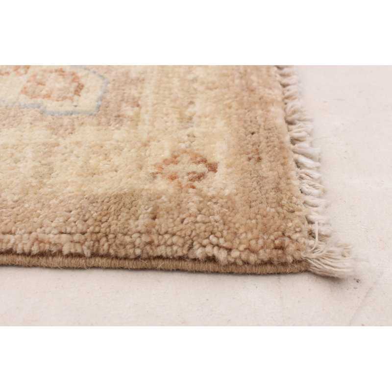 Tapis Goehner Peshawar Oushak brun clair 4 pi 2 po x 6 pi 2 po