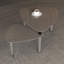 Table basse rotative moderne à 360 degrés pour le salon (table incluse seulement)-221547308