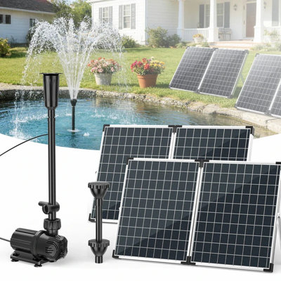 Ensemble de pompe de fontaine solaire 100W