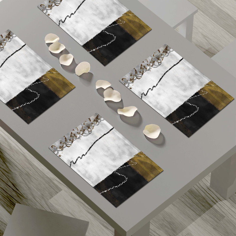 Napperon abstrait en polyester