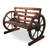 Avanley Outdoor Wooden Wagon Wheel Bench