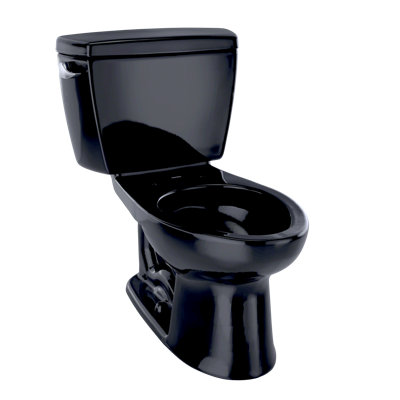 Toilette allongée deux pièces 1,6 GPF avec couvercle de réservoir boulonné TOTO® Drake®, ébène