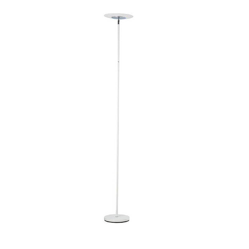 Lampe torchère DEL sur pied 72 po Bridlington, Blanc