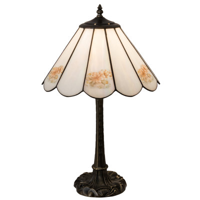 21" High Roses Table Lamp