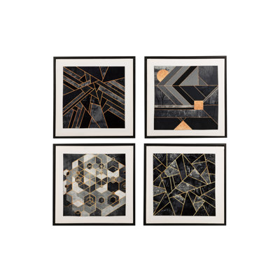 2 Piece Single Picture Frame Painting Set on Canvas