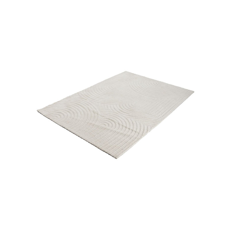 Handgefertigter Teppich Aus Mikrofaser In Creme Hand Tufted Area Rug, Rectangle 200 x 290cm