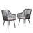 Cassil Premium All-Weather Wicker Outdoor Dining Armchair with Cushion-823236090