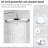 Shower System Shower Faucet Combo Set Wall Mounted With 10" Rainfall Shower Head And Handheld Shower Faucet, Brushed Nickel Finish Shower Faucet Rough-In