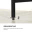 Sydney 100cm Glass Top Console Table-1983230080