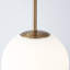Luminaire suspendu pour îlot de cuisine 1 lumière 7,87 po Jawaski-115183894
