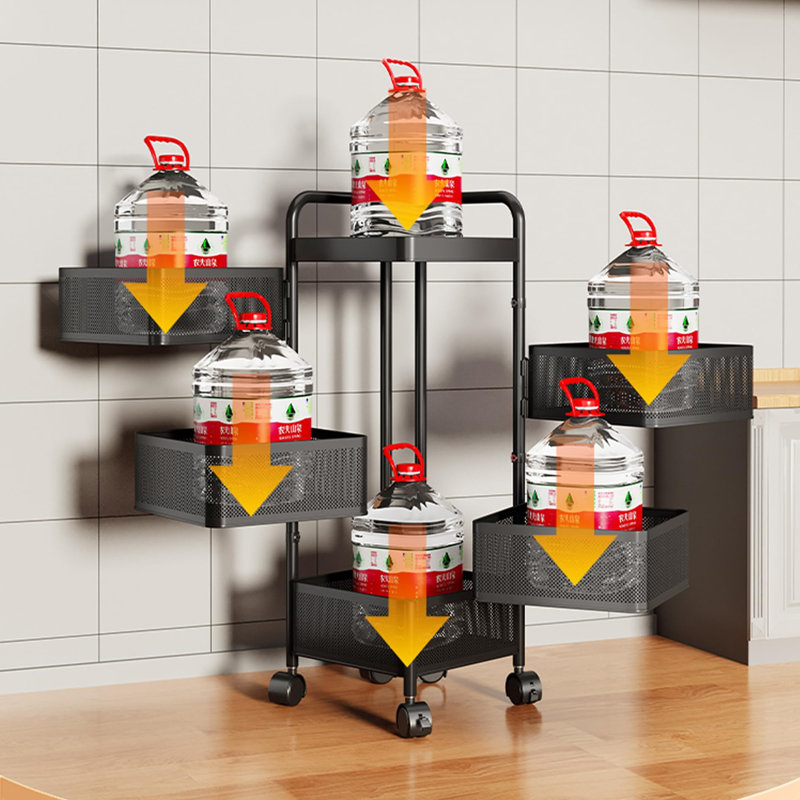 29cm W Steel Storage Rack, Matte Black