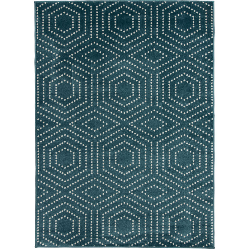 Tapis intérieur / extérieur Lolington, Rectangle 5 pi 3 po x 7 pi 3 po