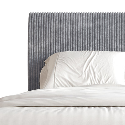 Lit tapissier en velours Pravesh