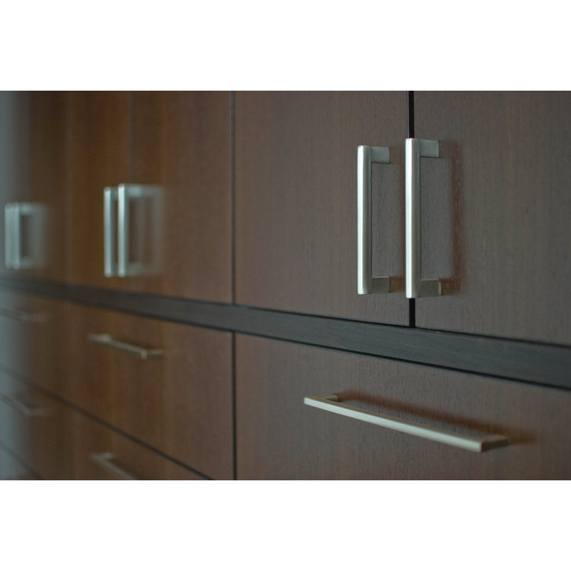 Cabinet Center to Center Bar Pull, Satin Brass, 5 7/8"