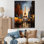 Crumes Yellow Champ Elysee Paris, reproduction d'art sur toile