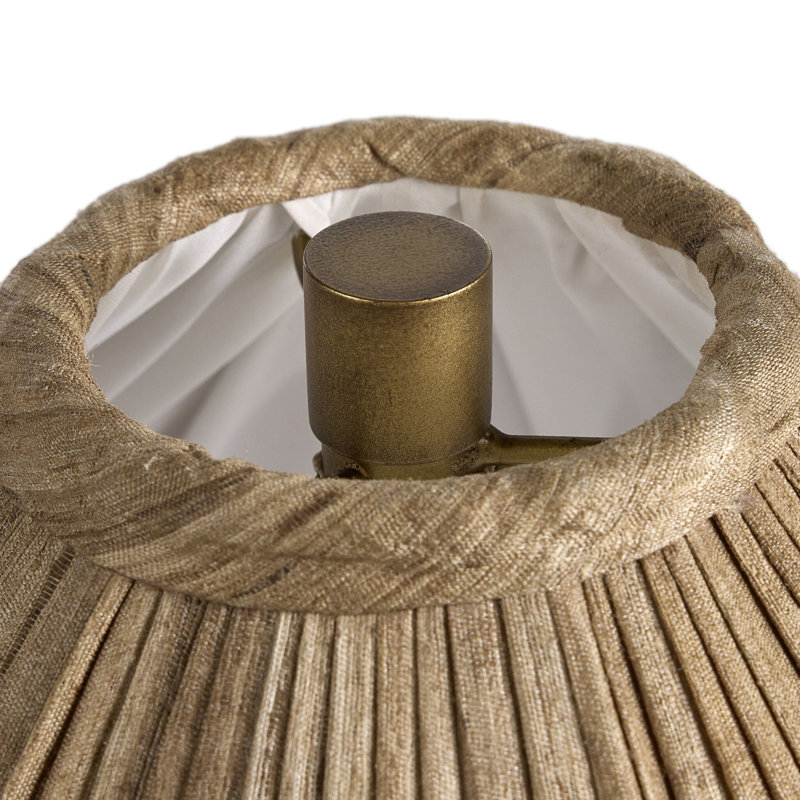 Cordelia Table Lamp-Natural Silk