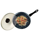 Mepra Wok Fant.Stone Black with Lid Black