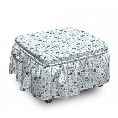 Housse pour repose-pieds chimique d’illustration