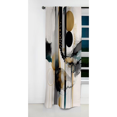 Strattford - Rideau occultant Shapes Abstract - 1 panneau