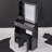 29.2" Small Size Left Drawer Desktop Vanity Table With Cushioned Stool,Large Sliding,Touch-Control-836464963