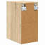 Vidaxl Hanging Cabinet With Storage Riga Black Oak 30 X 29.5 X 40 Cm-121217814-121217817