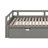 Twin Daybed With Trundle, Extendable Design-1443908144