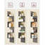 Carol 127.5cm H x 20cm W Corner Bookcase-88867281