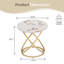 Table de bout avec plateau en verre Lakhraj-52101967-51981487