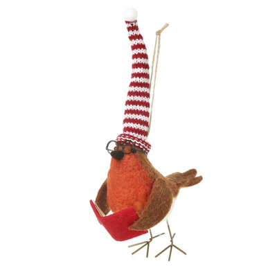12 cm Felt Shatterproof Hanging Figurine Ornament