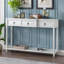 Console de rangement en bois Rakhi avec tiroirs saillants et longue tablette-625991820