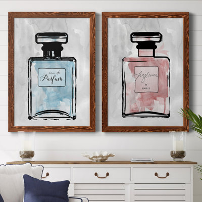 «Blue Wash Perfume», ensemble de 2 reproductions d'art