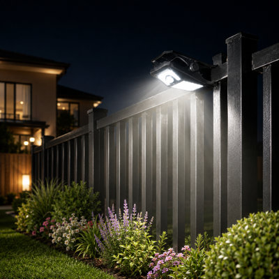 High Brightness 45 LED Solar Powered Clip On Outdoor Waterproof Motion Sensor Security Light for Patio Yard Garden