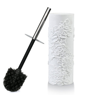 Indecor Home Toilet Brush and Holder Set for Bathroom, Stylish and Durable Cleaning Tool with Modern Design, Compact for Efficient Cleaning