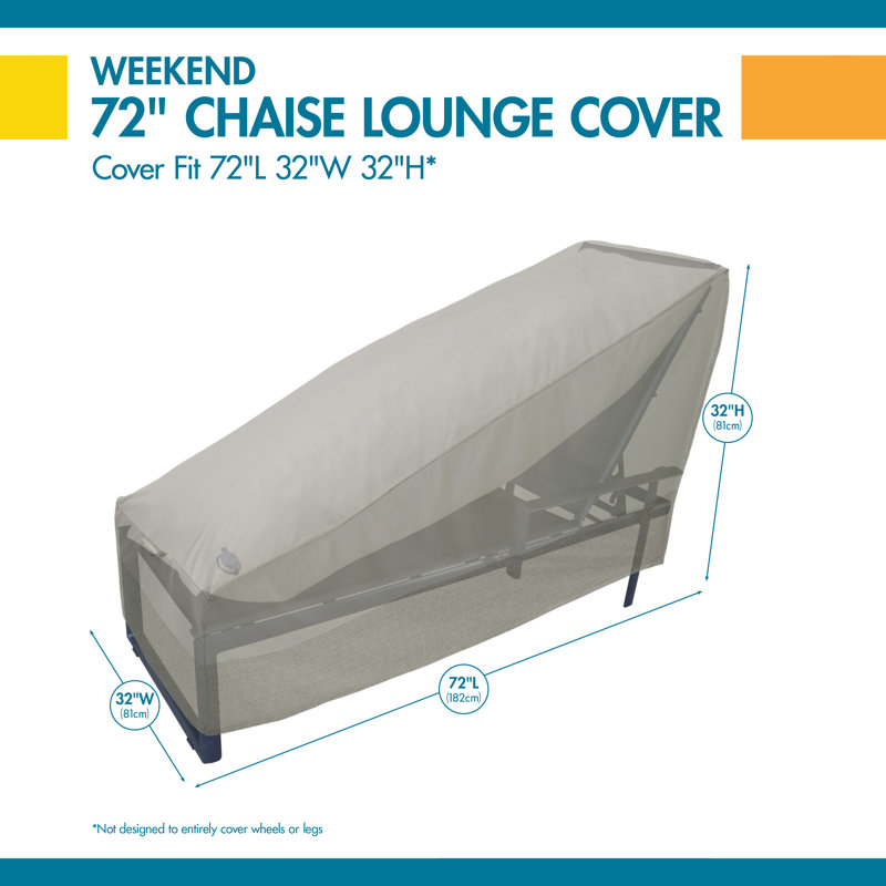 Outdoor Patio Chaise Lounge Cover