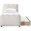 Lit gigogne en velours Gatsby Guildford Mohair-1837621685