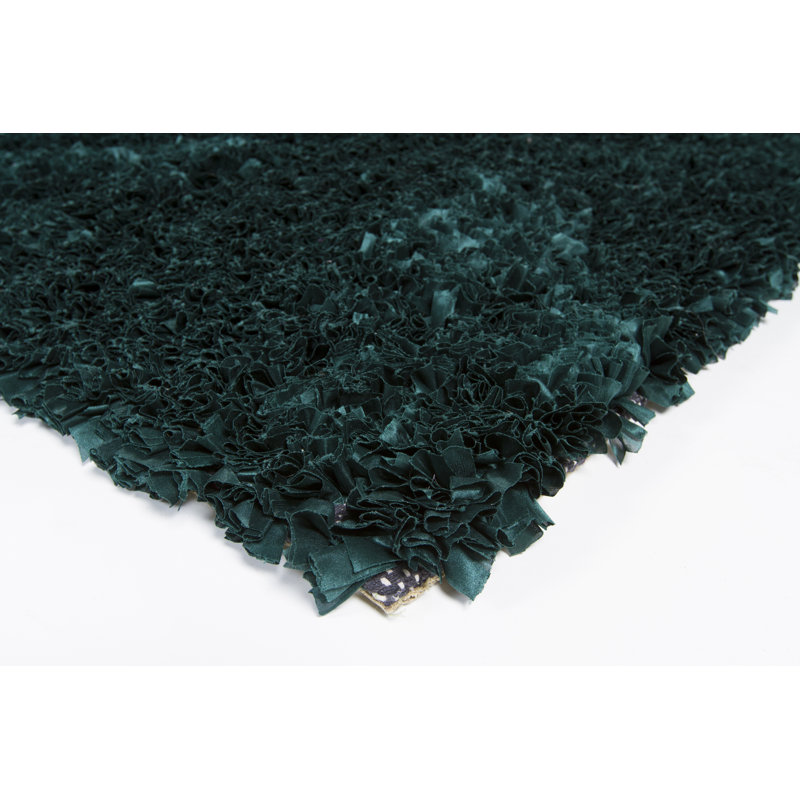 Tapis vert à poils longs Arrisson, Rectangle 3 pi 6 po x 5 pi 6 po