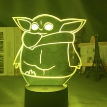 Projectables Star Wars The Mandalorian Baby Yoda Blue LED Night