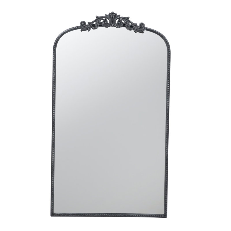 24" X 36"  Arch Mirror, Gold, 36" x 24"