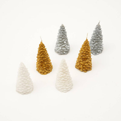 Bougie des Fêtes | Boîte à bougies Holiday | 6 pièces